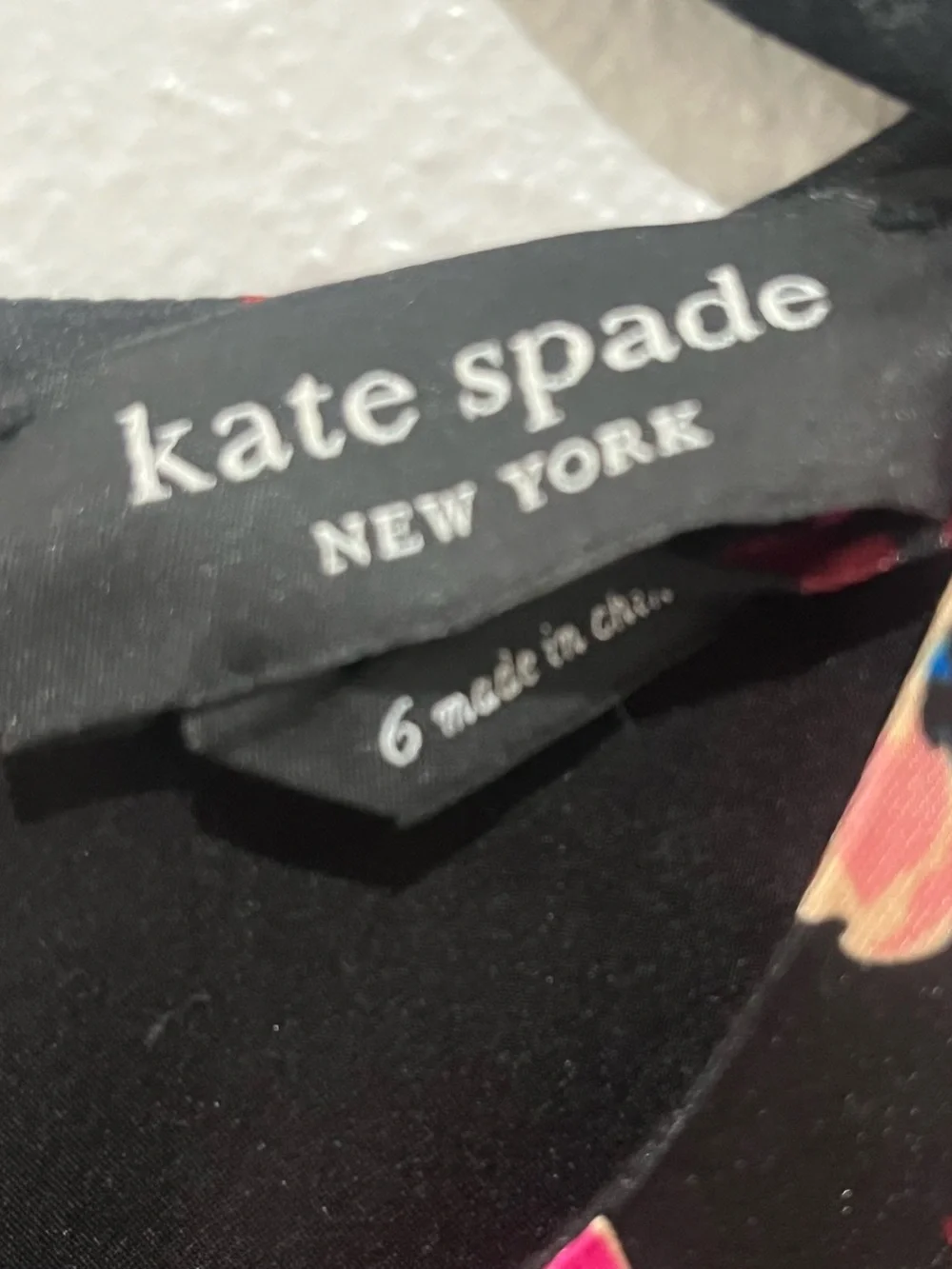 Kate Spade New York Fall Poppies Floral Matinee Belted Dress size 6 NWOT